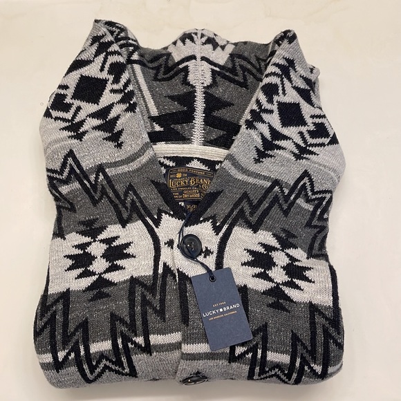 Lucky Brand Mens Cardigan sweater - Picture 2 of 7